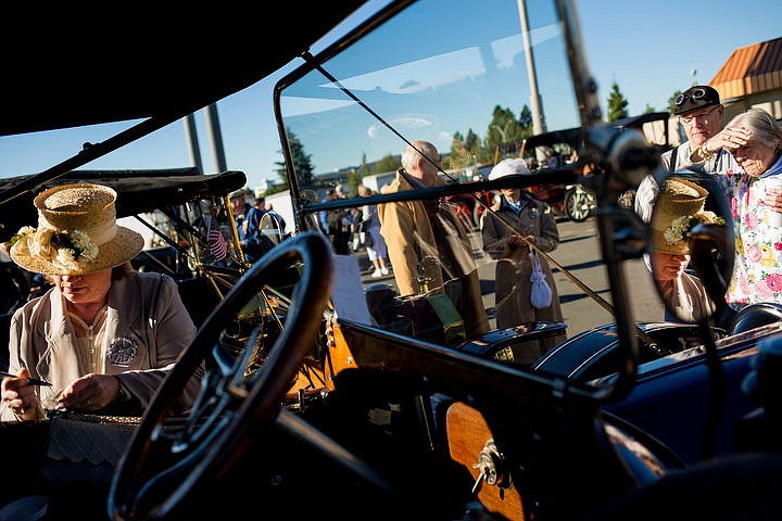 &lt;p&gt;Rinda Shaw of Vancouver, Wash. prepares her 1913 Buick Model 31 for a tour to Hayden Lake on Tuesday, Sept. 13, 2016 as part of the19th Annual Regional &quot;Panhandle Scramble&quot; Tour.&lt;/p&gt;