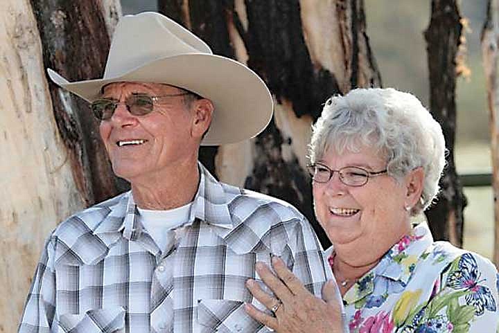 Larry and Anita Sather today. The happy couple are celebrating their 50th wedding anniversary next week.