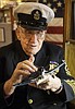 Honoring a fellow veteran