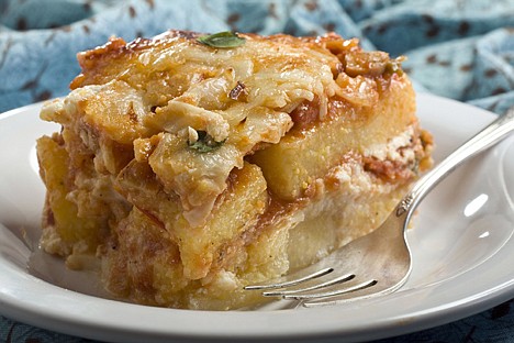 &lt;p&gt;Polenta lasagna is seen in this Sept. 12, 2010 photo. This lasagna is faster, easier and even heartier than it's noodle based cousin.&lt;/p&gt;