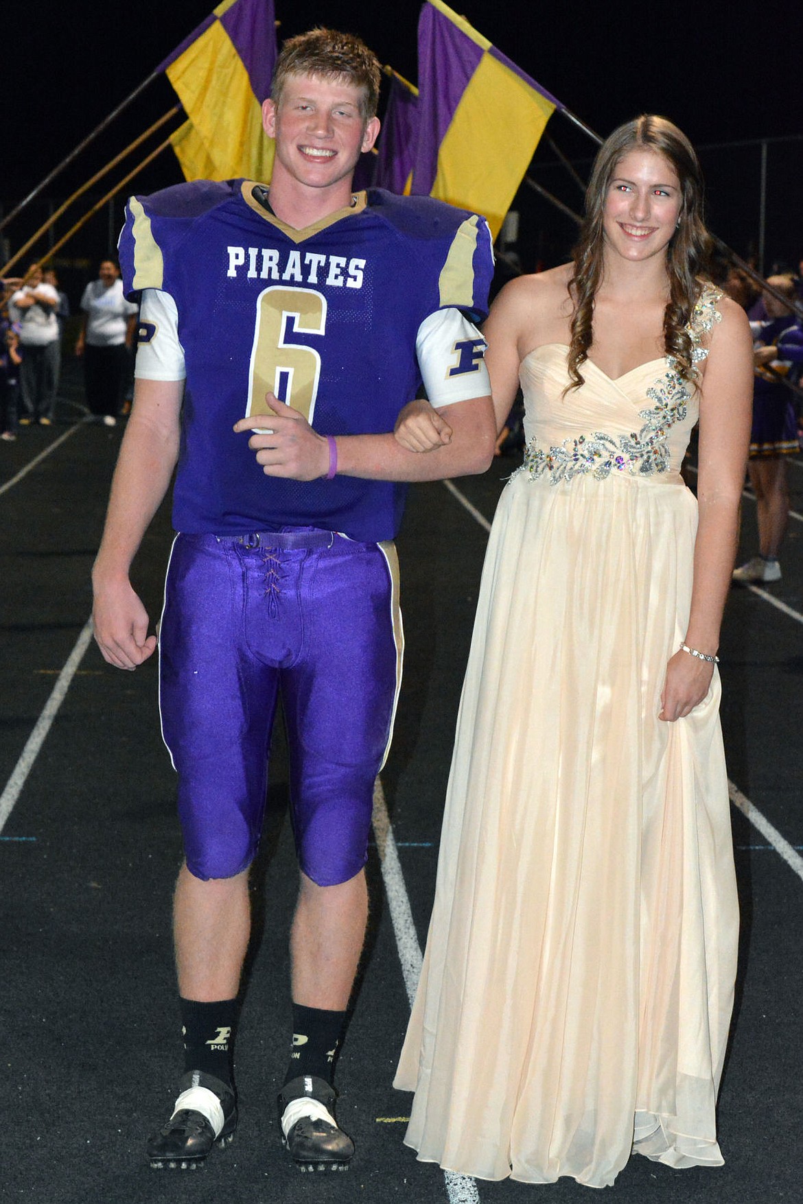 &lt;p&gt;POLSON &lt;strong&gt;QB Matthew Rensvold&#160;&lt;/strong&gt;(left) poses with &lt;strong&gt;Nore Messing&lt;/strong&gt;&#160;(right) at the Polson homecoming game Friday at the Polson High School. (Jason Blasco/Lake County Leader)&lt;/p&gt;