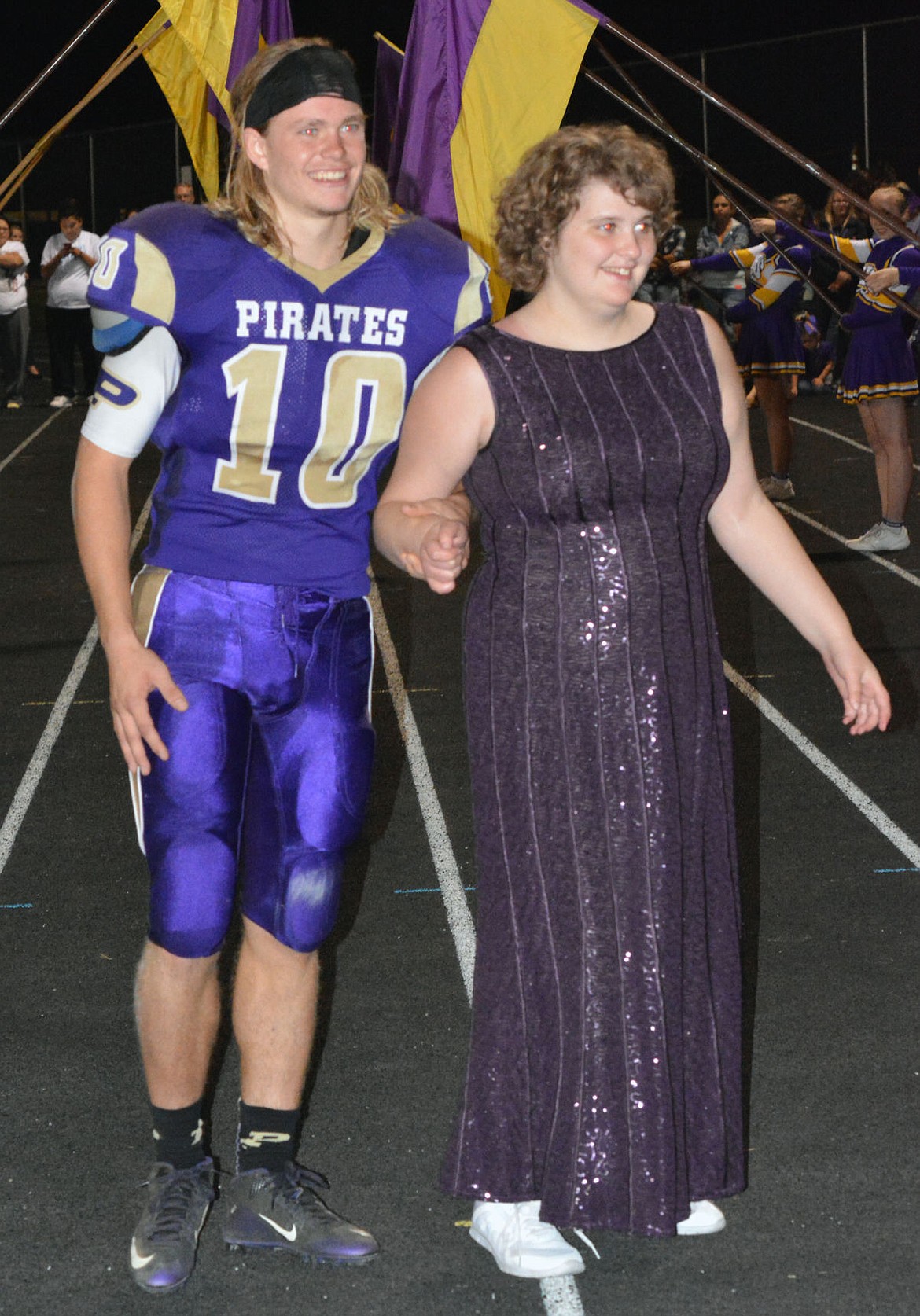 &lt;p&gt;POLSON FOOTBALL player &lt;strong&gt;Cadis Chowning (left)&lt;/strong&gt; poses with &lt;strong&gt;Fayth Loveless (right)&lt;/strong&gt; at the Polson homecoming event Friday at Polson High School.&lt;/p&gt;