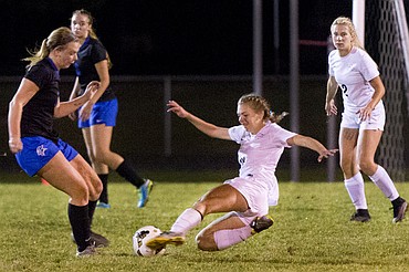 <p>The Lake City Timberwolves take on the Coeur d'Alene Vikings in girls' soccer for Senior Night on Thursday, October 6, 2016 at Lake City High School. The Timberwolves defeated the Vikings 3-1. To purchase photo, please visit www.cdapress.com/photos</p>