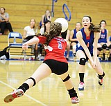 Kats beat Corvallis in four, rack up 45 kills