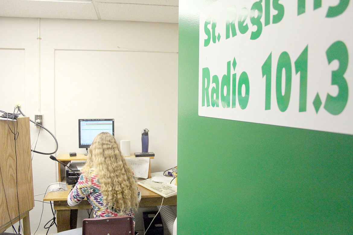 &lt;p&gt;Anna Sanford sits in the room where the school's radio station fills the airwaves with original programming and music.&lt;/p&gt;