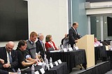 Political candidates gather for forum