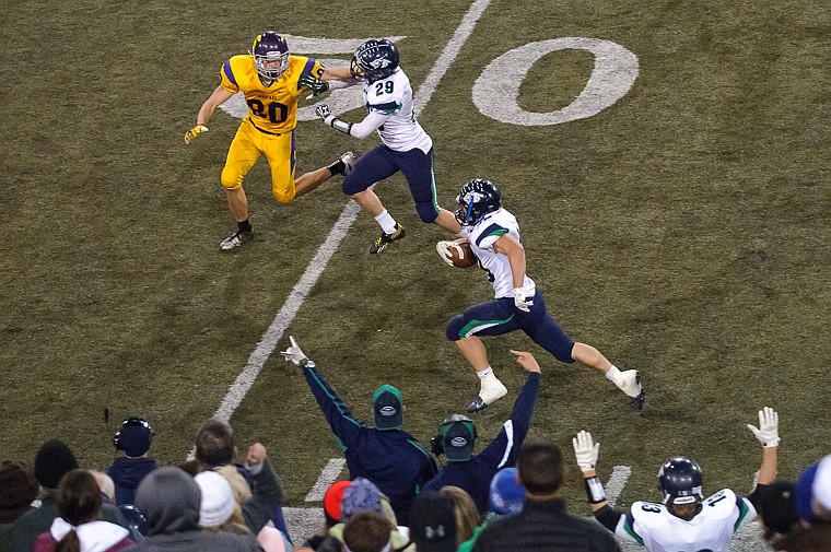 &lt;p&gt;Evan Epperly (20) runs the ball Friday night during Glacier's 59-41 victory over Missoula Sentinel at Washington-Grizzly Stadium in Missoula. Oct. 11, 2013 in Missoula, Montana. (Patrick Cote/Daily Inter Lake)&lt;/p&gt;