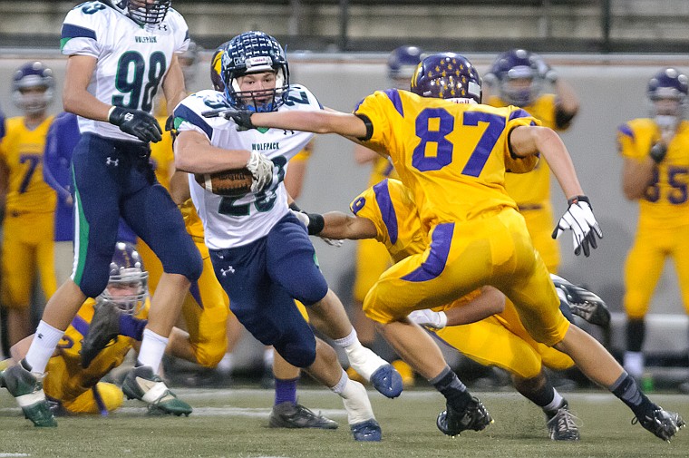 &lt;p&gt;Glacier wide receiver Evan Epperly (20) runs the ball Friday night during Glacier's 59-41 victory over Missoula Sentinel at Washington-Grizzly Stadium in Missoula. Oct. 11, 2013 in Missoula, Montana. (Patrick Cote/Daily Inter Lake)&lt;/p&gt;