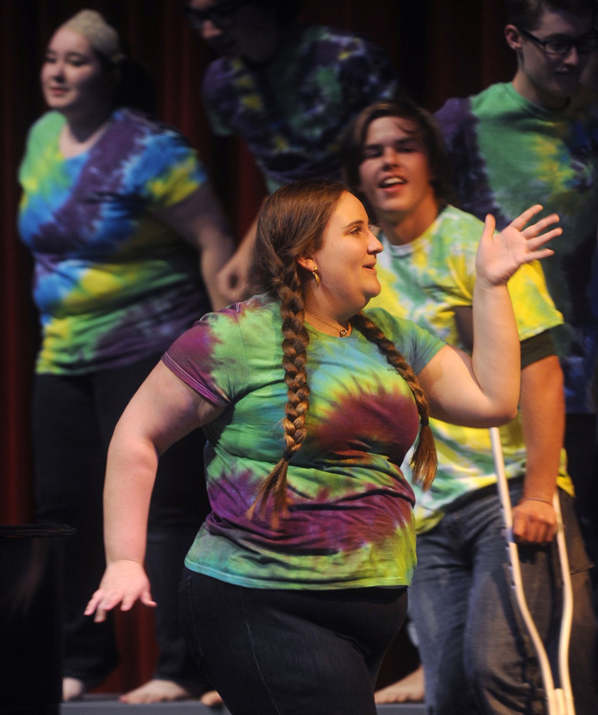<p>Saige Perchy dances during the Where the Wild Things Are concert program. (Aaric Bryan/Daily Inter Lake)</p>