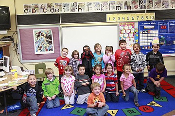 &lt;p&gt;Cole Whitworth (far right, second row) gathers with his friends from Mrs. Peterson's kindergarten class.&lt;/p&gt;