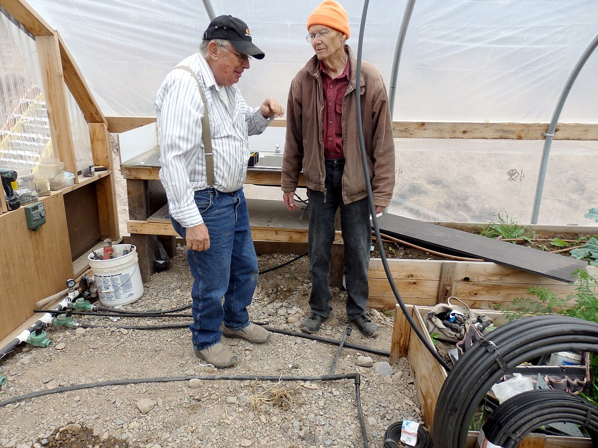 &lt;p&gt;Charlie Stevens and Mason Henderson discuss vegetable crop production at Charlie's new seasonal high tunnel near St. Regis.&lt;/p&gt;