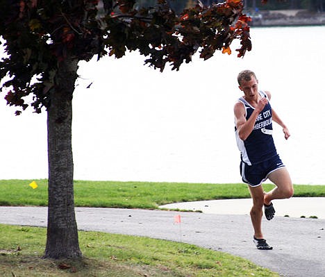 &lt;p&gt;Lake City's Jake Finney seized the lead early en route to winning the William Johnson Invitational on Saturday on a picturesque course along the Pend Oreille River.&#160;&lt;/p&gt;