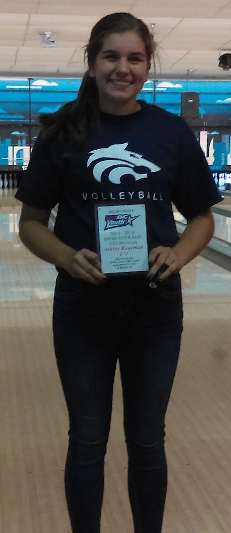 &lt;p&gt;Courtesy photo&lt;/p&gt;&lt;p&gt;Ashley Kaufman had a 289 game and 606 series the first week of league bowling at Sunset Bowling Center. She also received an award for having the highest U15 girl average in the state last year, 173.&lt;/p&gt;