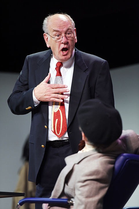<p class="p1">David Vale as Val Skolsky in "Laughter on 23rd Street."</p>