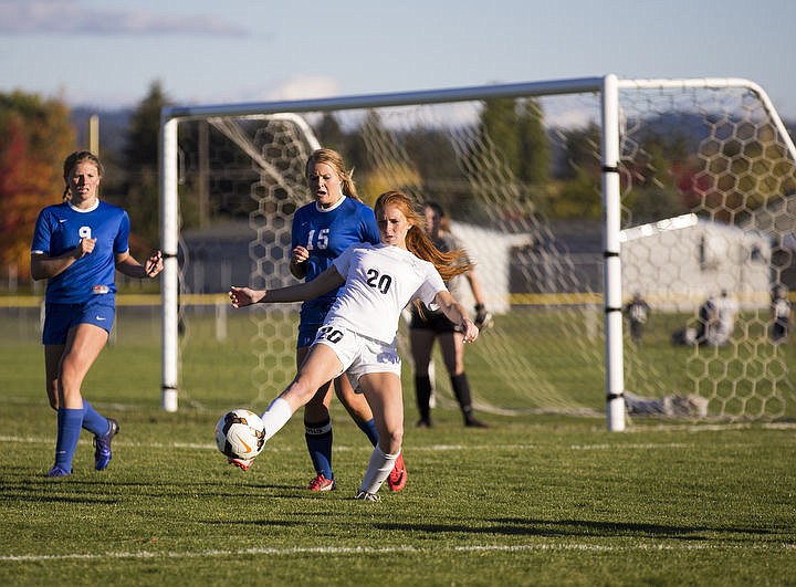 &lt;p&gt;The Lake City High School girls soccer squad plays host to cross town rival Coeur d'Alene for the 5A Region 1 championship on Tuesday, Oct. 11, 2016. Sophomore midfielder Hannah Clark scored on an assist from Havana Johnson in the 72nd minute for Lake City, which rallied from a halftime deficit to beat the Coeur d&#146;Alene Vikings 2-1 at the Irma Anderl Soccer Complex at Lake City High.&lt;/p&gt;