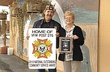 Post 276, Ladies Auxiliary earn top award