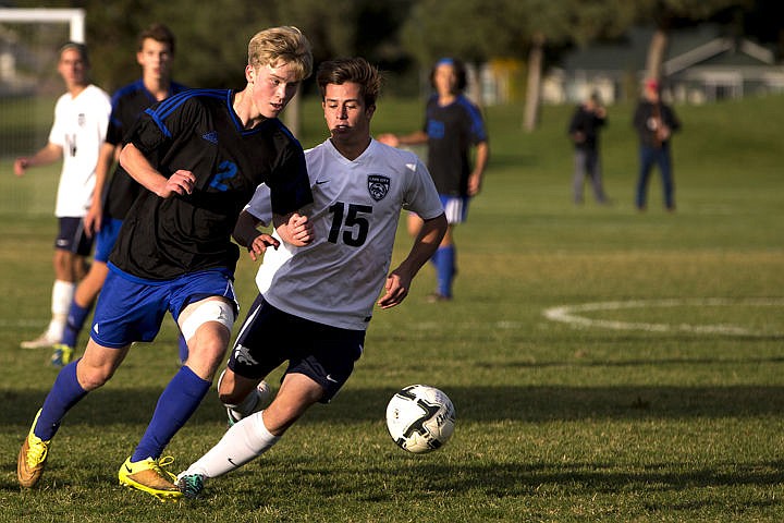 &lt;p&gt;The Coeur d'Alene Vikings and Lake City Timberwolves duked it out in boys soccer as they battled for the 5A Region 1 championship title on Wednesday, Oct. 12, 2016 at Lake City High School. After going into double overtime, Coeur d'Alene's Austin Garitone sneaked one past Lake City's goalkeeper, clinching the Viking's state playoff spot with a 3-2 victory. To purchase photo, please visit cdapress.com/photo&lt;/p&gt;