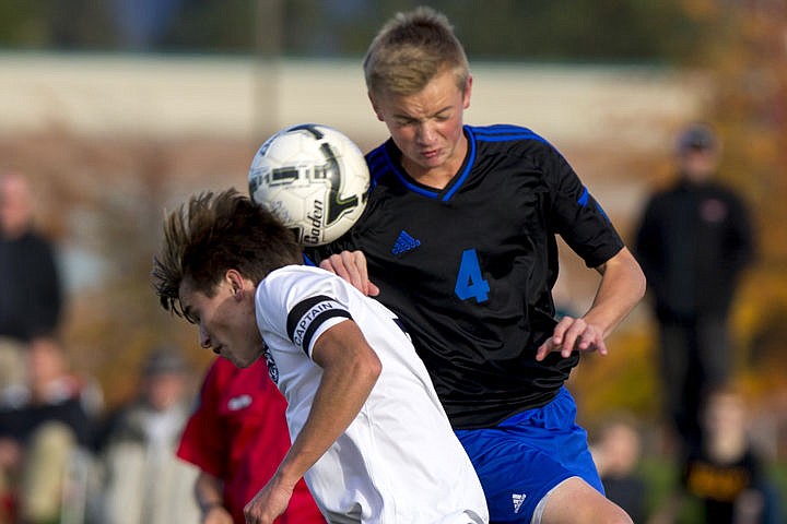 &lt;p&gt;The Coeur d'Alene Vikings and Lake City Timberwolves duked it out in boys soccer as they battled for the 5A Region 1 championship title on Wednesday, Oct. 12, 2016 at Lake City High School. After going into double overtime, Coeur d'Alene's Austin Garitone sneaked one past Lake City's goalkeeper, clinching the Viking's state playoff spot with a 3-2 victory. To purchase photo, please visit cdapress.com/photo&lt;/p&gt;