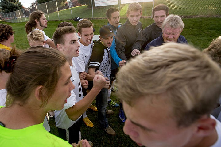 &lt;p&gt;The Coeur d'Alene Vikings and Lake City Timberwolves duked it out in boys soccer as they battled for the 5A Region 1 championship title on Wednesday, Oct. 12, 2016 at Lake City High School. After going into double overtime, Coeur d'Alene's Austin Garitone sneaked one past Lake City's goalkeeper, clinching the Viking's state playoff spot with a 3-2 victory. To purchase photo, please visit cdapress.com/photo&lt;/p&gt;