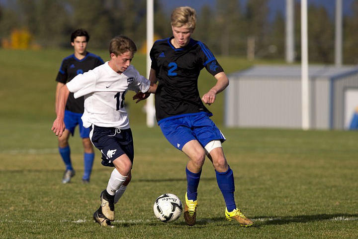 &lt;p&gt;The Coeur d'Alene Vikings and Lake City Timberwolves duked it out in boys soccer as they battled for the 5A Region 1 championship title on Wednesday, Oct. 12, 2016 at Lake City High School. After going into double overtime, Coeur d'Alene's Austin Garitone sneaked one past Lake City's goalkeeper, clinching the Viking's state playoff spot with a 3-2 victory. To purchase photo, please visit cdapress.com/photo&lt;/p&gt;