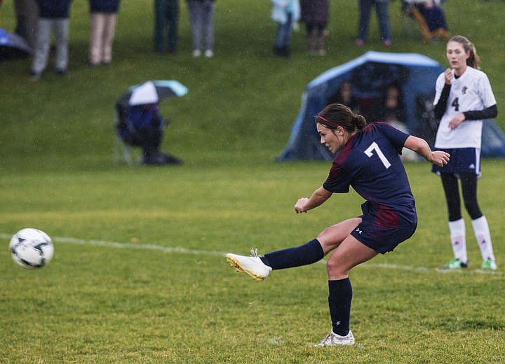 &lt;p&gt;Coeur d'Alene Charter and Timberlake High School girls soccer squads duke it out in the rain for the 3A Championship 1-2 title, Thursday, Oct. 13, 2016 at Lake City High School. Cd&#146;A Charter went up 3-1 in the 52nd minute when McAfee took a feed from Cunningham. Coeur d&#146;Alene Charter (13-3-1) will open state tourney play vs. Filer (8-4-1) next Thursday at 1 p.m. PDT at the Sunway Soccer Complex in Twin Falls.&lt;/p&gt;