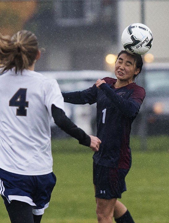 &lt;p&gt;Coeur d'Alene Charter and Timberlake High School girls soccer squads duke it out in the rain for the 3A Championship 1-2 title, Thursday, Oct. 13, 2016 at Lake City High School. Cd&#146;A Charter went up 3-1 in the 52nd minute when McAfee took a feed from Cunningham. Coeur d&#146;Alene Charter (13-3-1) will open state tourney play vs. Filer (8-4-1) next Thursday at 1 p.m. PDT at the Sunway Soccer Complex in Twin Falls.&lt;/p&gt;