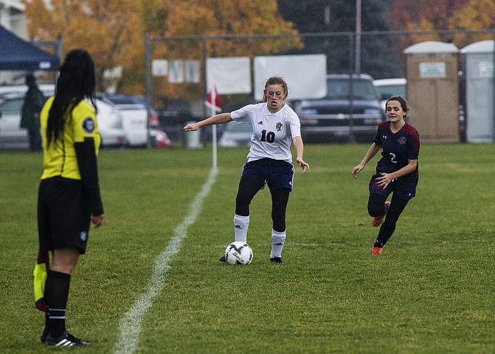 &lt;p&gt;Coeur d'Alene Charter and Timberlake High School girls soccer squads duke it out in the rain for the 3A Championship 1-2 title, Thursday, Oct. 13, 2016 at Lake City High School. Cd&#146;A Charter went up 3-1 in the 52nd minute when McAfee took a feed from Cunningham. Coeur d&#146;Alene Charter (13-3-1) will open state tourney play vs. Filer (8-4-1) next Thursday at 1 p.m. PDT at the Sunway Soccer Complex in Twin Falls.&lt;/p&gt;