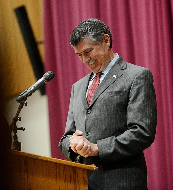 &lt;p&gt;Congressman Denny Rehberg, R-Mont., at the U.S. Senate debate on Sunday at Flathead Valley Community College in Kalispell.&lt;/p&gt;