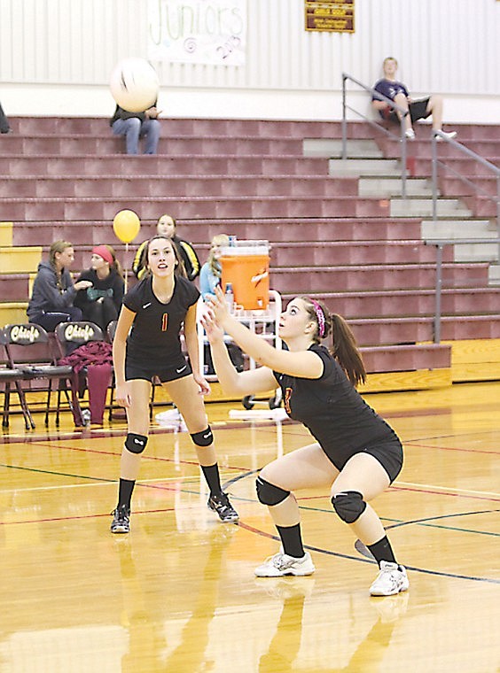 Chiefs vollyeball drops match