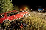 Woman dies in rollover on Highway 209