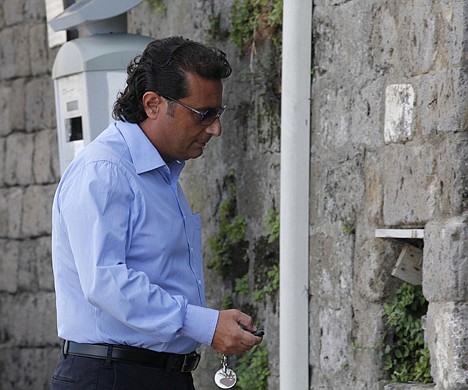 &lt;p&gt;Francesco Schettino, the former captain of Costa Concordia, leaves his home in Meta Di Sorrento, near Naples, Sunday. The first hearing of the trial for the Jan. 13 tragedy, where 32 people died after the luxury cruise Costa Concordia was forced to evacuate some 4,200 passengers as it hit a rock while passing too close to the Giglio Island, is taking place in Grosseto Monday. Captain Francesco Schettino, who was blamed for both the accident and for leaving the ship before the passengers, is scheduled to attend the hearing.&lt;/p&gt;