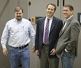 Bullock brings his job message to C-Falls