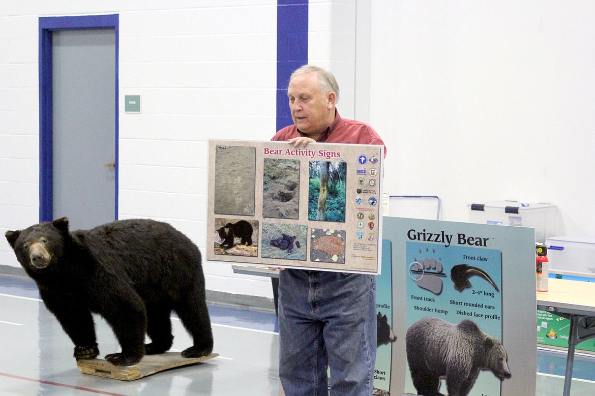 &lt;p&gt;Chuck Bartlebaugh shows students of Superior Elementary School pictures to demonstrate a bear&#146;s habits and the signals they give when encountered in the wild.&lt;/p&gt;&lt;div&gt;&lt;strong&gt;&#160;&lt;/strong&gt;&lt;/div&gt;