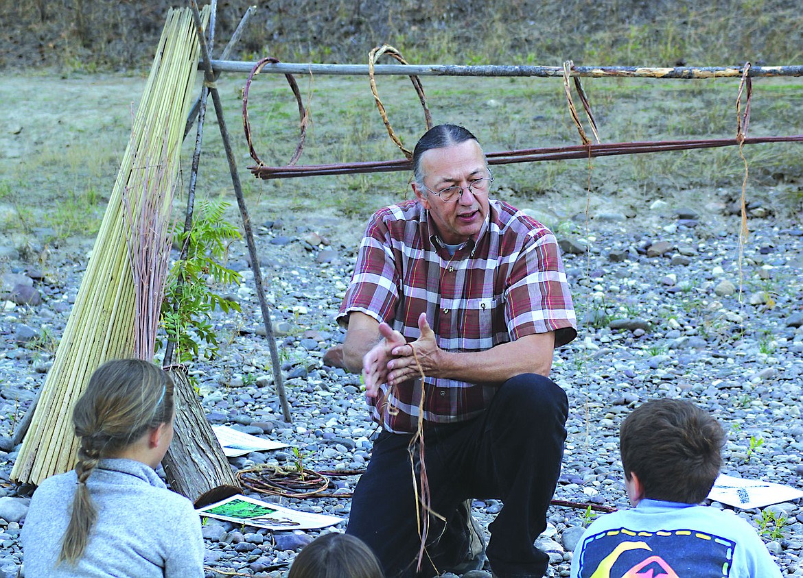 &lt;p&gt;Tim Ryan of Polson demonstrates cordage techniques to students last week at Thompson Falls State Park.&lt;/p&gt;