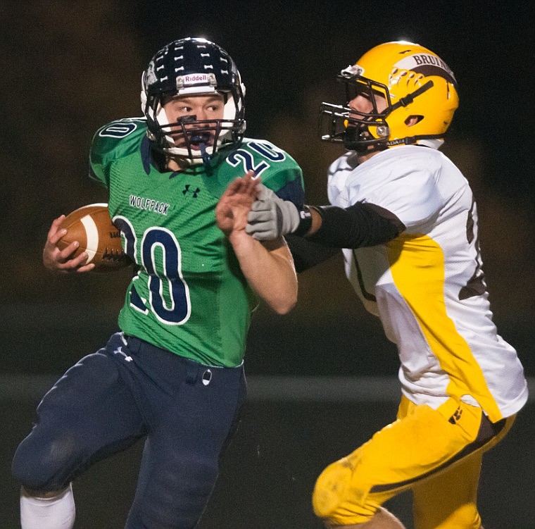 &lt;p&gt;Patrick Cote/Daily Inter Lake Glacier sophomore wide receiver Evan Epperly (20) runs past a defender Thursday night during Glacier's matchup against Helena Capital at Legends Stadium Thursday, Oct. 18, 2012 in Kalispell, Montana.&lt;/p&gt;