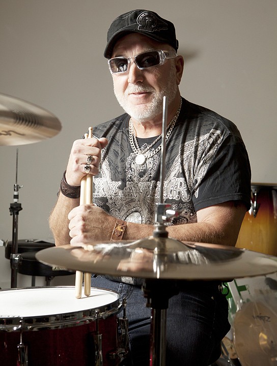 <p>Patrick Cote/Daily Inter Lake Rob Spencer, owner of Drum Den,
has been playing drums since he was 12 years old.</p>