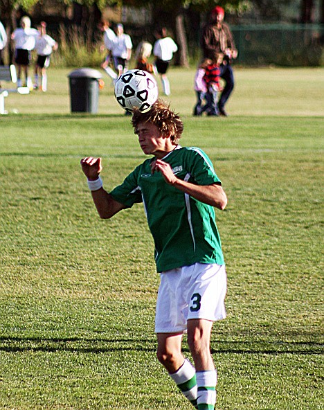 &lt;p&gt;ERIC PLUMMER/Hagadone News Network Lakeland junior midfielder Alex Opland goes up for a header in last week's 4A Region 1 championship victory over Sandpoint.&lt;/p&gt;