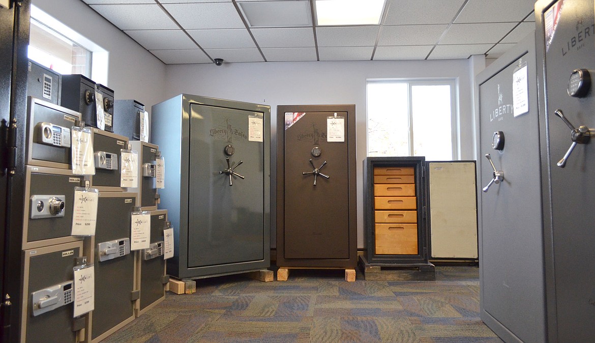 <p>Floor space is safe at Anytime Lock and Safe. (Seaborn Larson/Daily Inter Lake)</p>