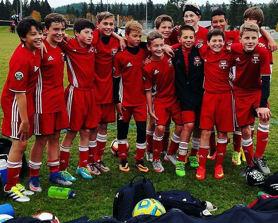 &lt;p&gt;Courtesy photo&lt;/p&gt;&lt;p&gt;The Coeur d'Alene Sting Timbers under-14 boys white soccer team, after their victory vs. SSC Shadow United. From left, Chris Makovec, Brennan Miller, Ashton Fredekind, Kimball Waddell, Dallin Dance, Caeden Vincent, Evan Lowder, Cooper Larson, Nate Durocher, Auggie Zepeda, Jordan Douglas, Braden Dance and Dylan Wiseman.&lt;/p&gt;