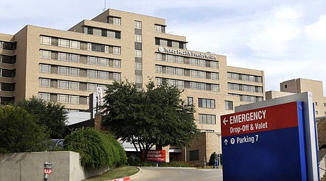 &lt;p&gt;A sign points to the emergency room entrance at Texas Health Presbyterian Hospital, where U.S. Ebola patient Thomas Eric Duncan was being treated, in Dallas on Oct. 8. A sign points to the emergency room entrance at Texas Health Presbyterian Hospital, where U.S. Ebola patient Thomas Eric Duncan was being treated, in Dallas on Oct. 8.&lt;/p&gt;