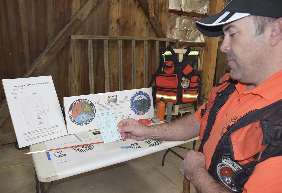 &lt;p&gt;&lt;strong&gt;Stacy Violett explains tracking methods at the Lake County Search and Rescue open house on Saturday.&lt;/strong&gt;&lt;/p&gt;&lt;p&gt;&lt;strong&gt;&#160;&lt;/strong&gt;&lt;/p&gt;