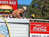 Woods Bay Grill smoulders