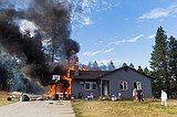 Worley home engulfed by fire