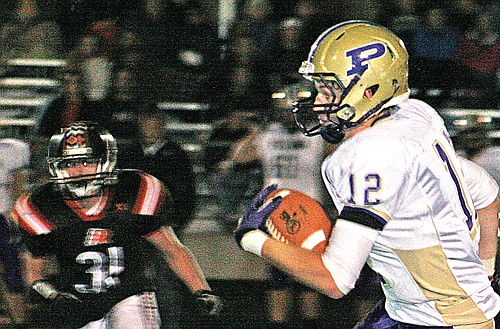 Senior wide receiver Kyle Bagnell has a 74-yard punt return for the Pirates against Ronan last Friday.