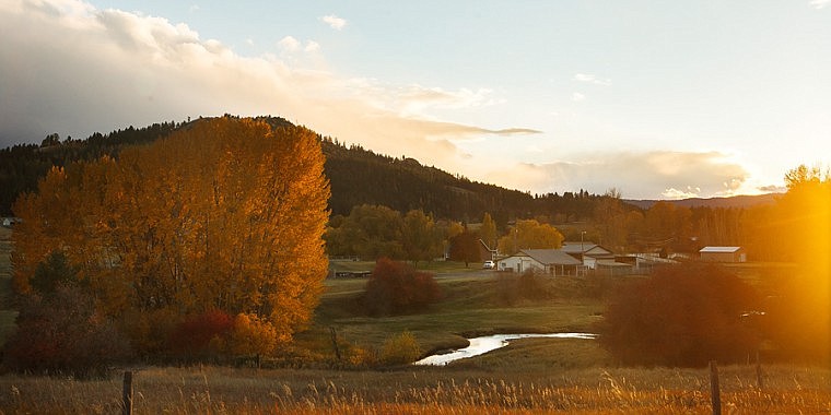 &lt;p&gt;Patrick Cote/Daily Inter Lake The light of the setting sun illuminates trees along the bank of Ashley Creek west of Kalispell on Saturday evening. Saturday, Oct. 20, 2012 in Kalispell, Montana.&lt;/p&gt;