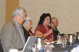 Tribal leaders walk out