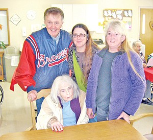 Anderson with Family