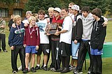 Boys win X-C title; girls earn second