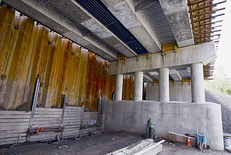 &lt;p&gt;A large, rusty metal wall is seen in North Bergen, N.J., on Oct. 19 covering construction at the ARC Tunnel. Work on the project has been stopped by New Jersey Gov. Chris Christie.&lt;/p&gt;