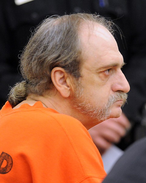 <p>Carlos William Seeley appears in court before Judge David Ortley
on Thursday morning in Kalispell. Seeley entered a not guilty plea
at his arraignment.</p>